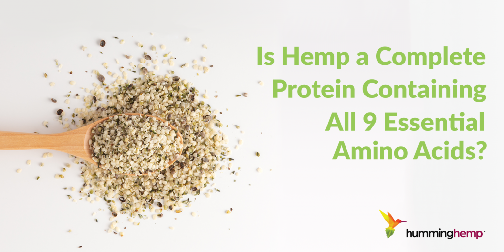 Is hemp a complete protein containing all 9 essential amino acids FI