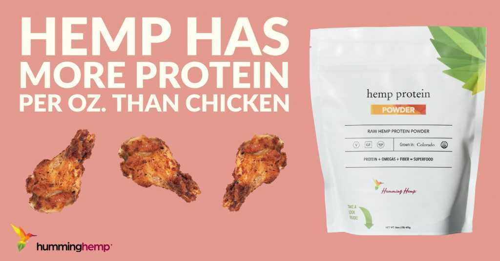 Hemp Has More Protein Per Oz. Than Chicken